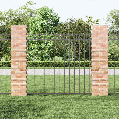 Gartenzaun Grau Stahl