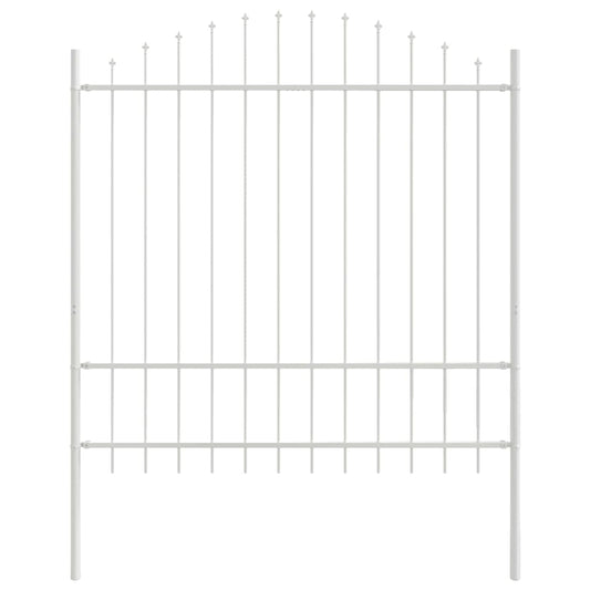 Gartenzaun Weiß 170 x 175 cm