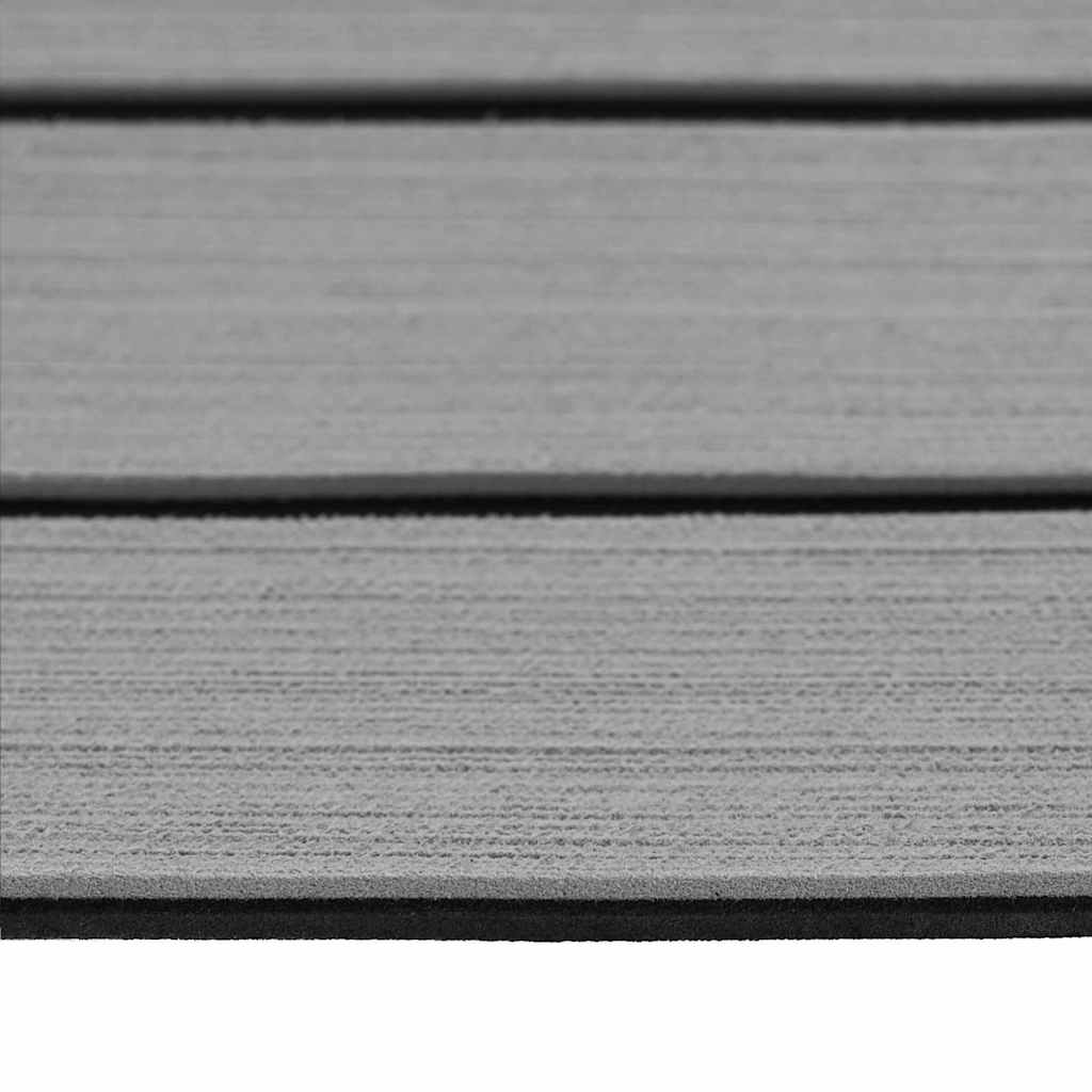 Bootsbelag Hellgrau, Schwarz 240 x 90 cm EVA-Schaum