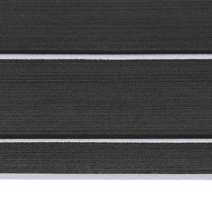Bootsbelag Dunkelgrau, Weiß 240 x 60 cm EVA-Schaum