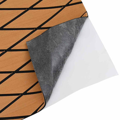 Bootsbelag Braun und Schwarz 190 x 70 cm EVA-Schaum