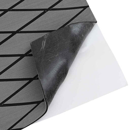 Bootsbelag Hellgrau, Schwarz 190 x 70 cm EVA-Schaum