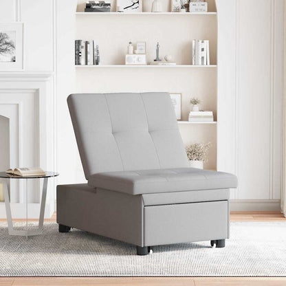 Sofa Bett Grau 194 x 67 x 37 cm Stoff