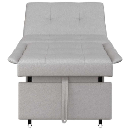 Sofa Bett Grau 194 x 67 x 37 cm Stoff