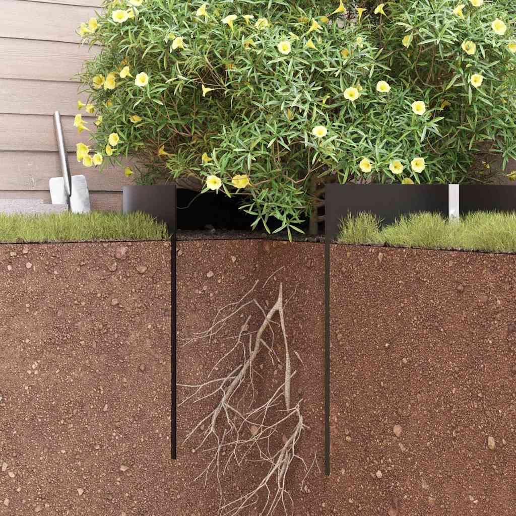 Wurzelsperre Schwarz 0,7 x 3 m HDPE