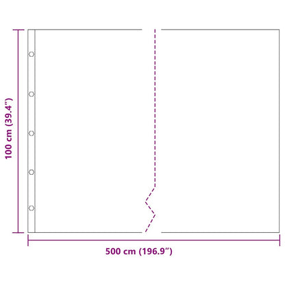 Wurzelsperre Schwarz 1 x 5 m HDPE