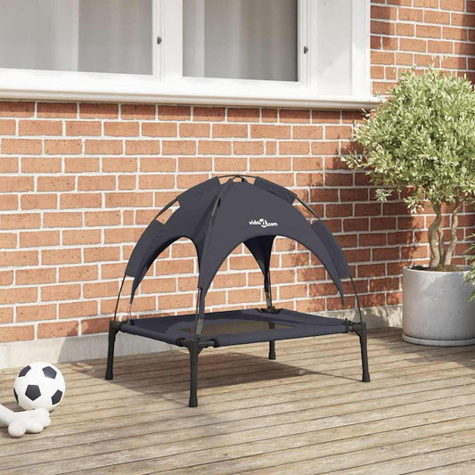 Hundebett Schwarz s Stahl