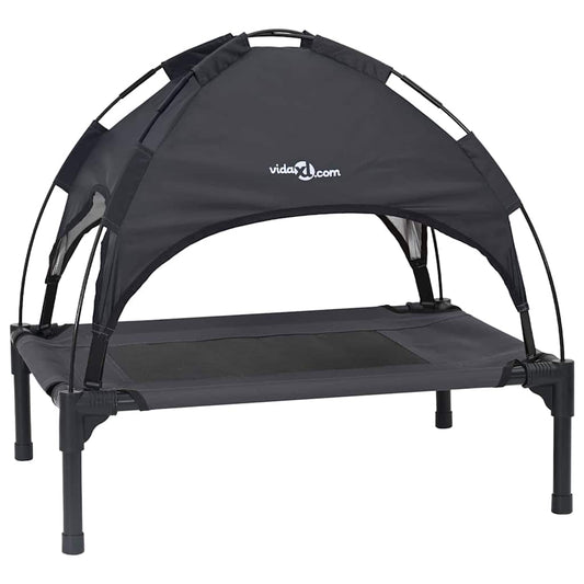 Hundebett Schwarz m Stahl