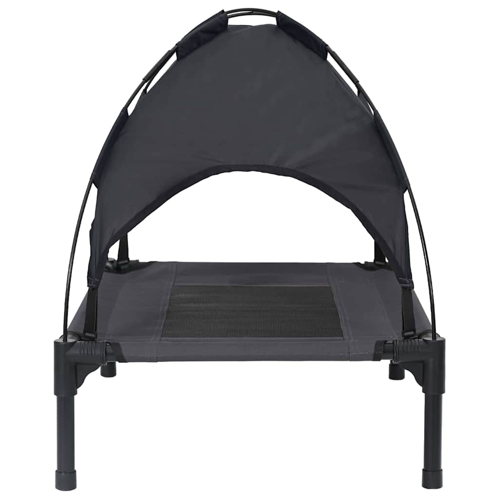 Hundebett Schwarz m Stahl
