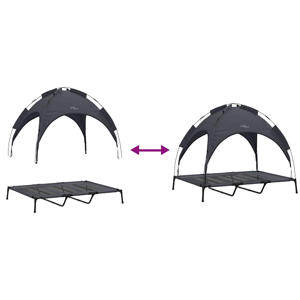 Hundebett Schwarz xl Stahl