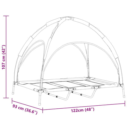 Hundebett Braun xl Stahl