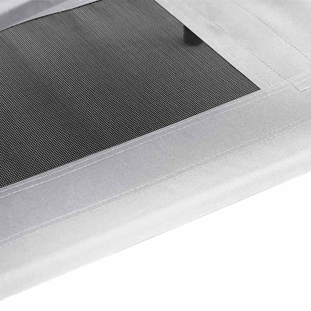 Hundebett Silber Grau xl Stahl