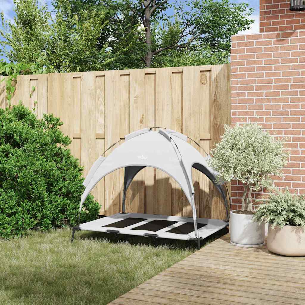 Hundebett Silber Grau xl Stahl