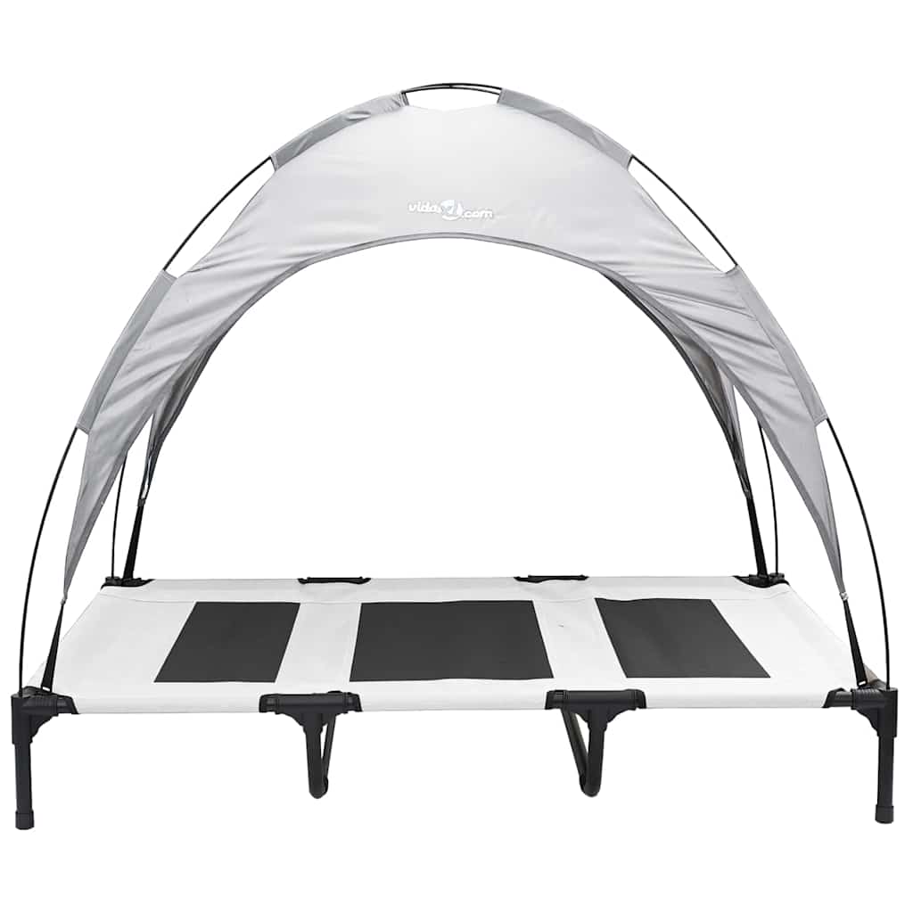 Hundebett Silber Grau xl Stahl