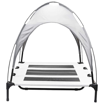Hundebett Silber Grau xl Stahl