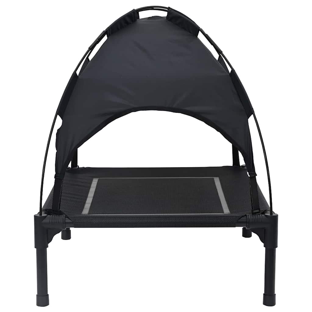 Hundebett Schwarz m Stahl