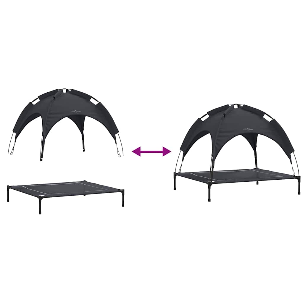 Hundebett Schwarz xl Stahl