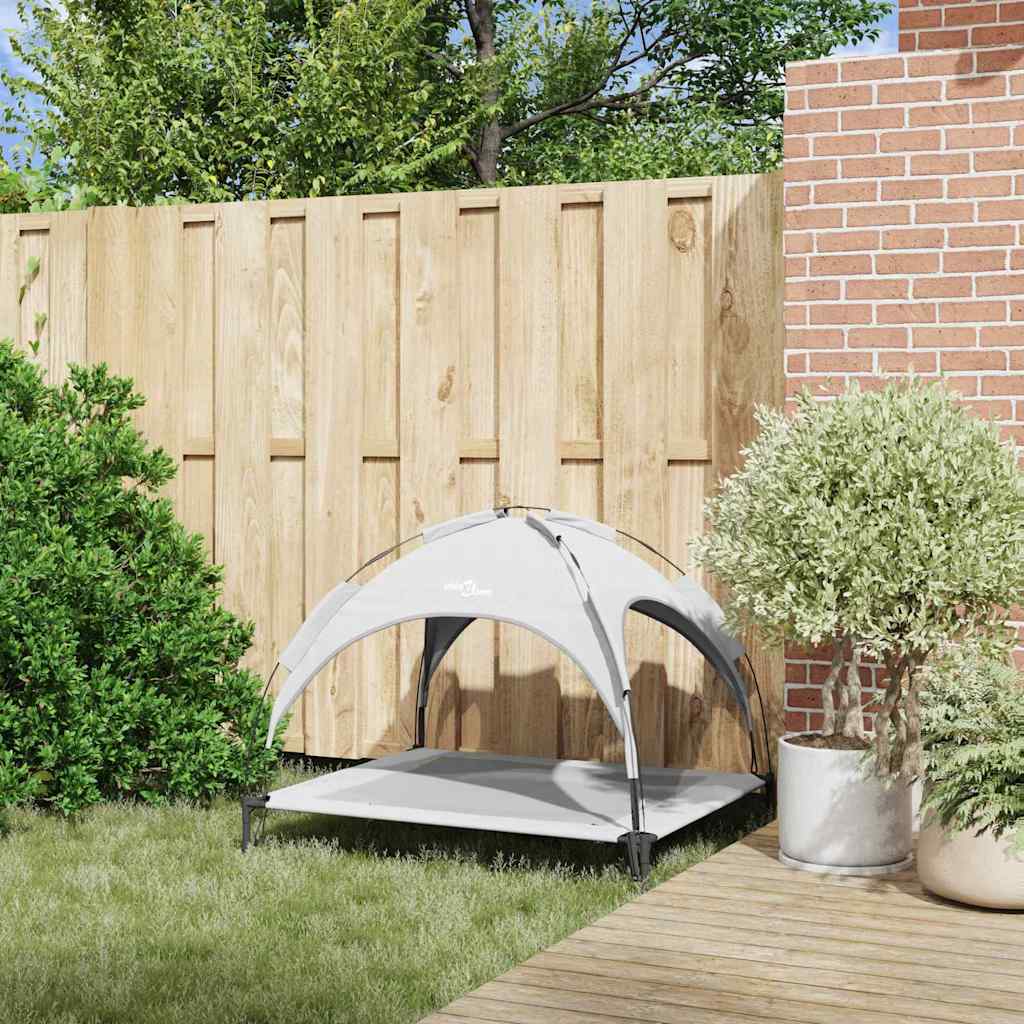 Hundebett Silbergrau xl Stahl