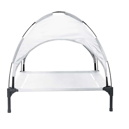 Hundebett Silbergrau xl Stahl