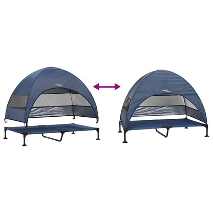 Hochgelegtes Hundebett Marineblau 127 x 81 x 108 cm