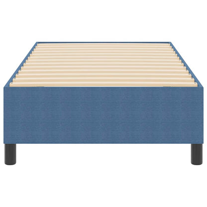 Boxspringbett Blau 80 x 200 cm Cordstoff