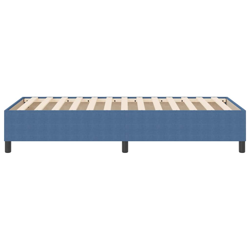 Boxspringbett Blau 80 x 200 cm Cordstoff