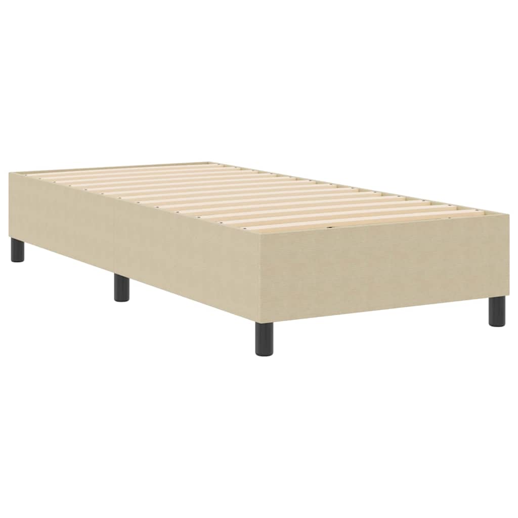 Boxspringbett Grau-Grün 80 x 200 cm Cordstoff