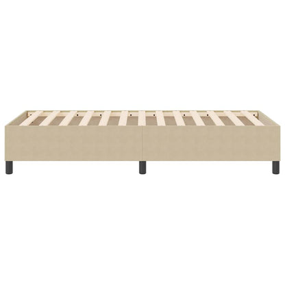 Boxspringbett Grau-Grün 80 x 200 cm Cordstoff
