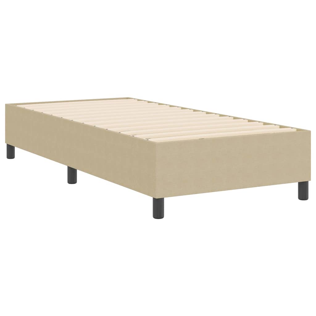 Boxspringbett Grau-Grün 90 x 190 cm Cordstoff