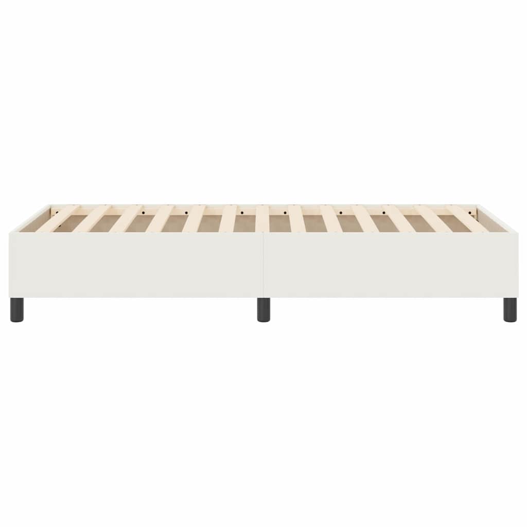 Boxspringbett Creme 100 x 200 cm Cordstoff