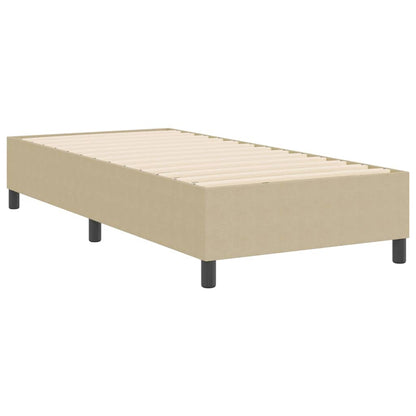 Boxspringbett Grau-Grün 100 x 200 cm Cordstoff