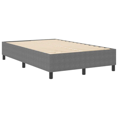 Boxspringbett Hellgrau 120 x 190 cm Cordstoff