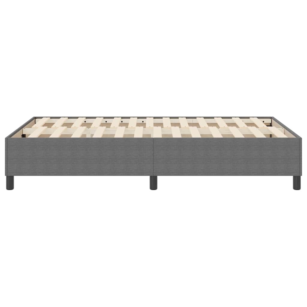Boxspringbett Hellgrau 120 x 190 cm Cordstoff
