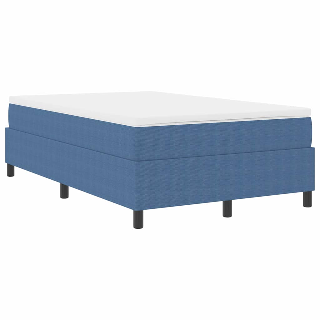 Boxspringbett Blau 120 x 190 cm Cordstoff
