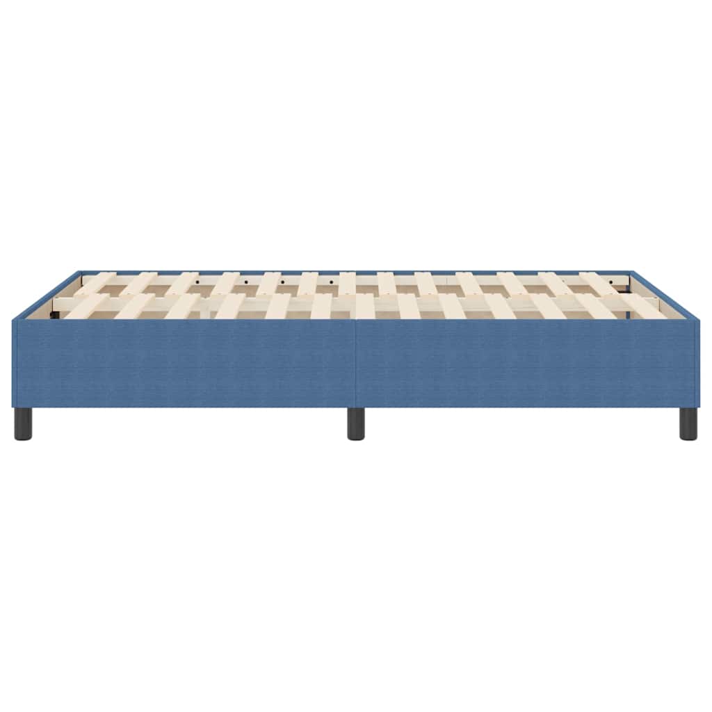 Boxspringbett Blau 120 x 200 cm Cordstoff