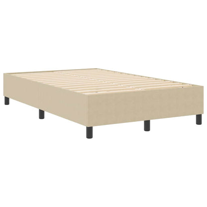 Boxspringbett Grau-Grün 120 x 200 cm Cordstoff