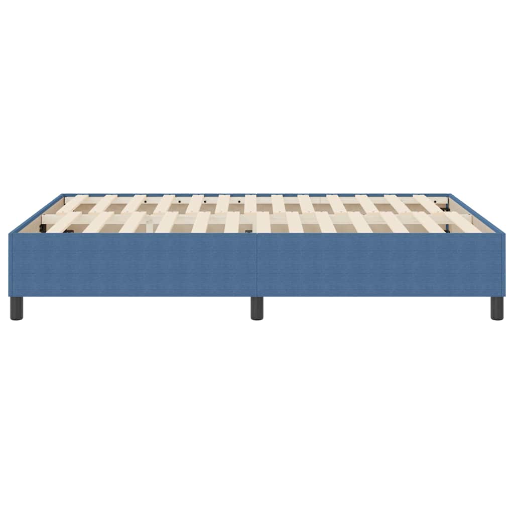 Boxspringbett Blau 140 x 190 cm Cordstoff