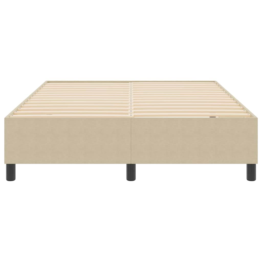 Boxspringbett Grau-Grün 140 x 190 cm Cordstoff