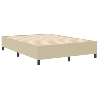 Boxspringbett Grau-Grün 140 x 200 cm Cordstoff