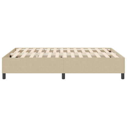 Boxspringbett Grau-Grün 140 x 200 cm Cordstoff