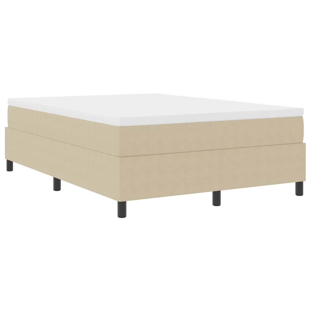 Boxspringbett Grau-Grün 160 x 200 cm Cordstoff