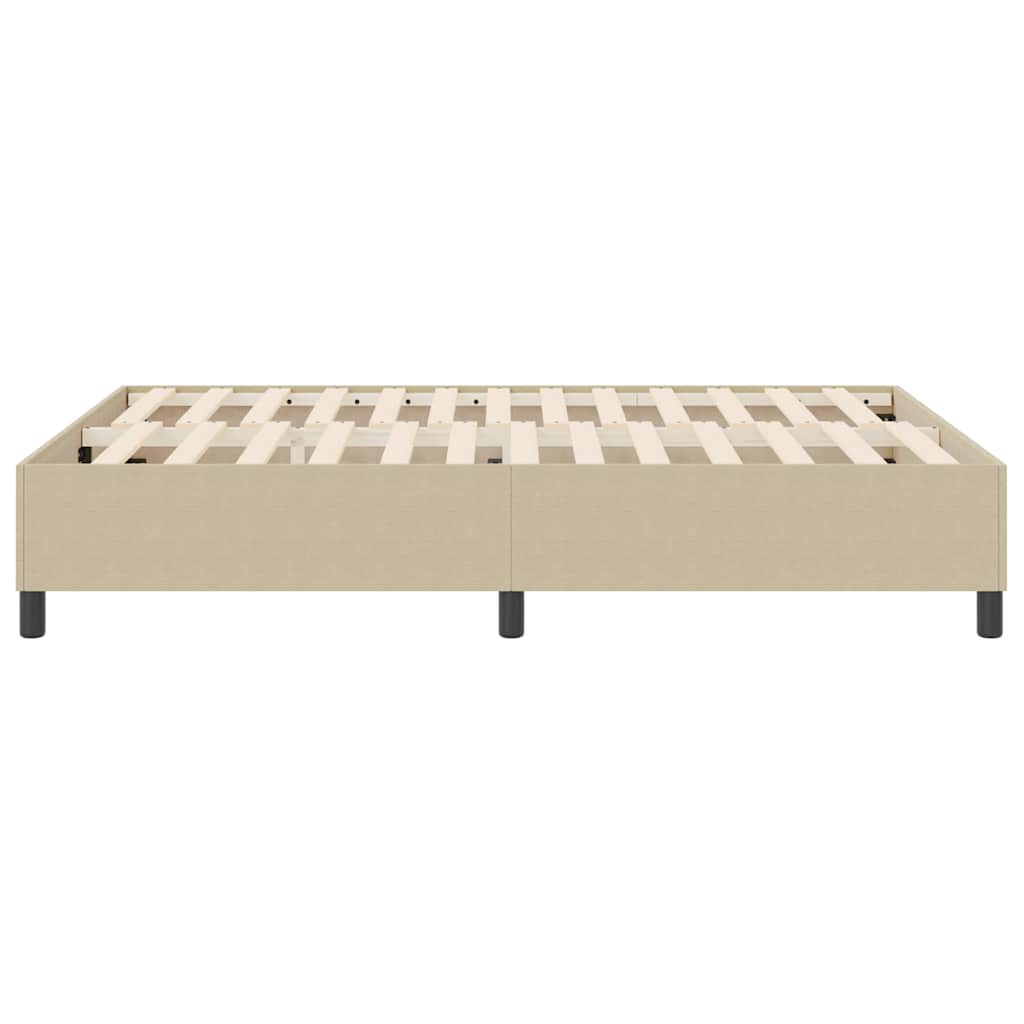Boxspringbett Grau-Grün 160 x 200 cm Cordstoff