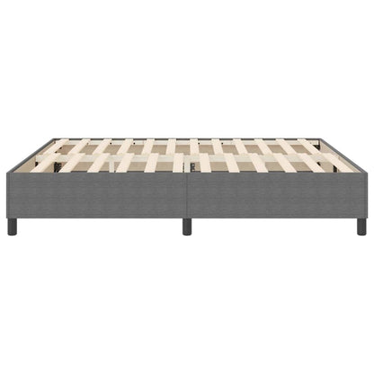 Boxspringbett Hellgrau 180 x 200 cm Cordstoff