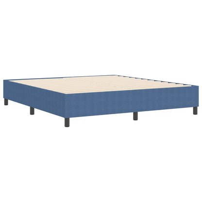 Boxspringbett Blau 180 x 200 cm Cordstoff