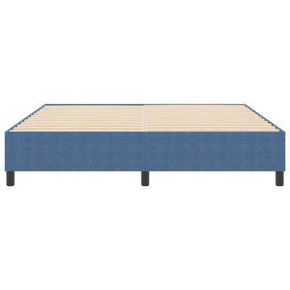 Boxspringbett Blau 180 x 200 cm Cordstoff