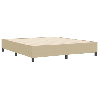 Boxspringbett Grau-Grün 180 x 200 cm Cordstoff