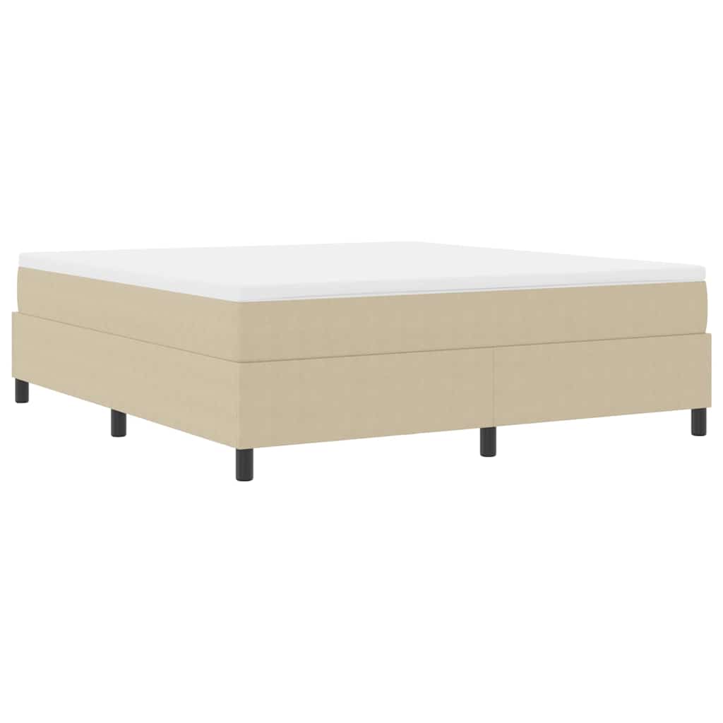Boxspringbett Grau-Grün 180 x 200 cm Cordstoff