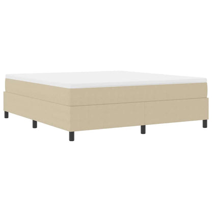 Boxspringbett Grau-Grün 180 x 200 cm Cordstoff