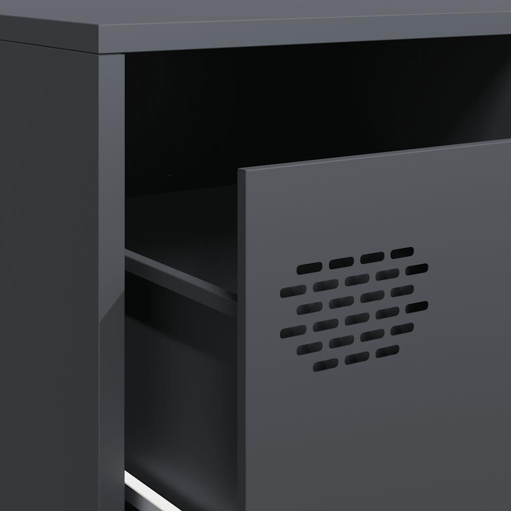 TV-Schrank Anthrazit 202x39x43,5 cm Kaltgewalzter Stahl