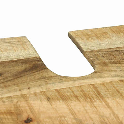 Badezimmermöbel Set 2 pcs Braun Massives, grobes Mangoholz